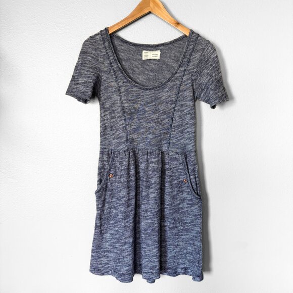 Anthropologie Saturday Sunday Dulcie Spacedye Dress Womens Size XS 90s Retro - Picture 2 of 12